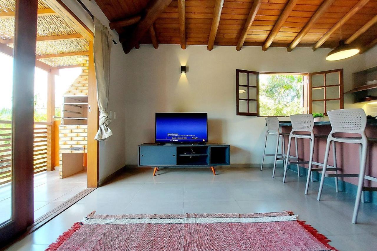 Sapeca - Novo Flat c/ piscina, 50mts da praia, churrasqueira privativa, ar con, wi-fi, netflix. 4pessoas, garagem Araquari Exterior foto